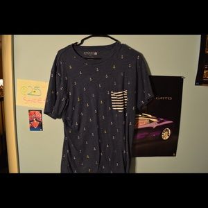 SPERRY sailor striped pocket tee